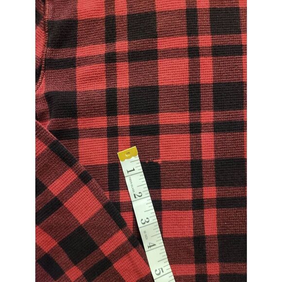 Polo Ralph Lauren Waffle Knit thermal men XL longsleeve crewneck pony Plaid mult - Picture 5 of 9